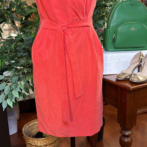 3 for $30 💖 Atmosphere Size 10 UK (Size Small) Coral Shift Dress with Pockets - Picture 6 of 10